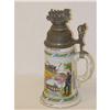 Image 2 : 10 1/4" GERMAN INDUSTRIAL TRAINSMANS STEIN W/