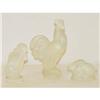 Image 1 : LOT (3) SABINO ART GLASS FIGURES - (1) 2 1/4"