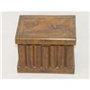 Image 1 : ITALIAN INLAID OLIVE WOOD BOX W/ PUZZLE LOCK