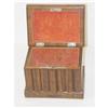 Image 2 : ITALIAN INLAID OLIVE WOOD BOX W/ PUZZLE LOCK