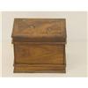 Image 3 : ITALIAN INLAID OLIVE WOOD BOX W/ PUZZLE LOCK
