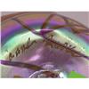 Image 2 : 3" IRIDESCENT ART GLASS VASE - LOETZ TYPE W/