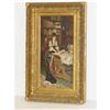 Image 1 : B. MICHLER OIL ON CANVAS OF LIBRARY W/ BOOKS,