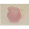 Image 1 : 3 1/2" STEUBEN ROSALINE TYPE CREAMER W/ ALABA