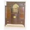 Image 1 : VICTORIAN OAK DOUBLE SIDE BY SIDE CABINET W/