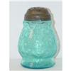 Image 1 : 4 3/4" VICTORIAN ART GLASS SUGAR SHAKER - BLU
