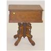 Image 2 : VICTORIAN OAK 2 DRAWER STAND - EASTLAKE STYLE