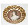 9 1/2" ROYAL VIENNA PORTRAIT PLATE W/ PORTRAI