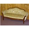 Image 1 : VICTORIAN BLACK WALNUT SOFA