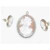 Image 1 : LADIES 10K YELLOW GOLD CAMEO PIN/PENDAN