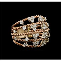 14KT Rose Gold 1.00 ctw Diamond Ring