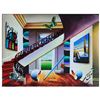Image 1 : Ferjo, "Sweet View" Original Painting on Canvas, Hand Signed with Letter of Auth