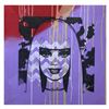 Image 1 : Gail Rodgers, "Barbie" Hand Signed Original Hand Pulled Silkscreen Mixed Media o