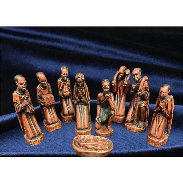 Handcarved Nativity Set - from Zambia