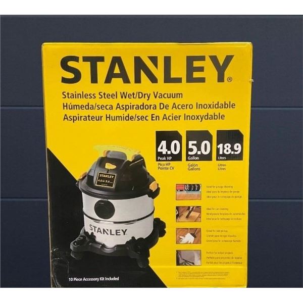 Stanley Stainless Steel Wet/Dry Vacuum