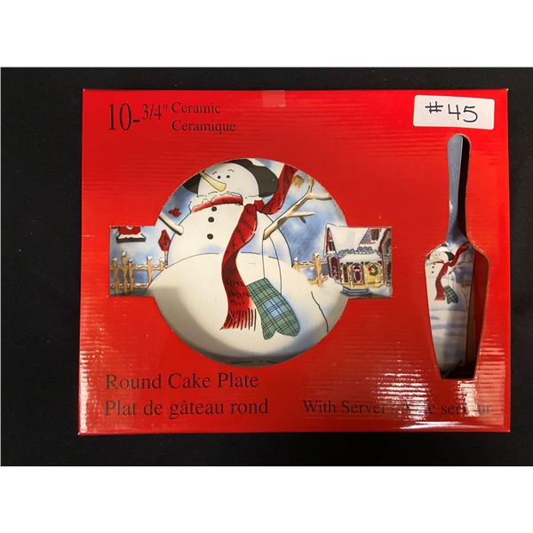 Christmas Cake Serving Set