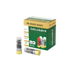 S& B 12GA 2.75 1.25OZ 00 12PEL - 25 Rds