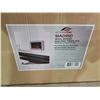 Image 2 : ACTIVEFLAME MADRID BRUSHED STAINLESS STEEL WALL MOUNT ELECTRIC FIREPLACE