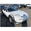 Image 2 : 1990 MAZDA MX5 MIATA, 2DR CONVERTIBLE, WHITE, VIN # JM1NA3526L0128438