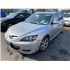 Image 1 : 2008 MAZDA 3, 4DR SW, GREY, VIN # JM1BK343781877051