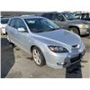 Image 2 : 2008 MAZDA 3, 4DR SW, GREY, VIN # JM1BK343781877051