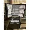 Image 2 : SAMSUNG BLACK STAINLESS FRENCH DOOR FRIDGE /W DUAL ROLLOUT FREEZERS