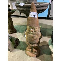 28"H DECORATIVE CONCRETE GARDEN GNOME