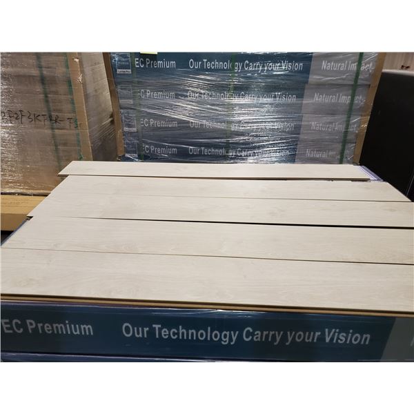 PALLET OF EC PREMIUM NATURAL IMPACT LAMINATE FLOORING (B-GRADE)