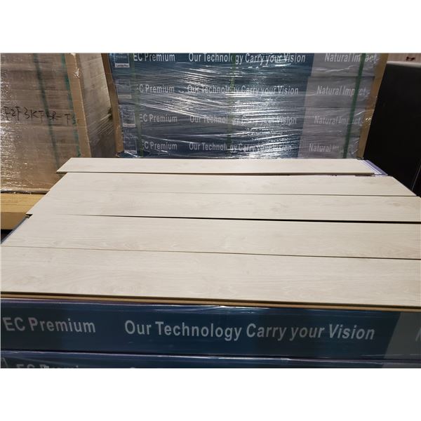 PALLET OF EC PREMIUM NATURAL IMPACT LAMINATE FLOORING (B-GRADE)