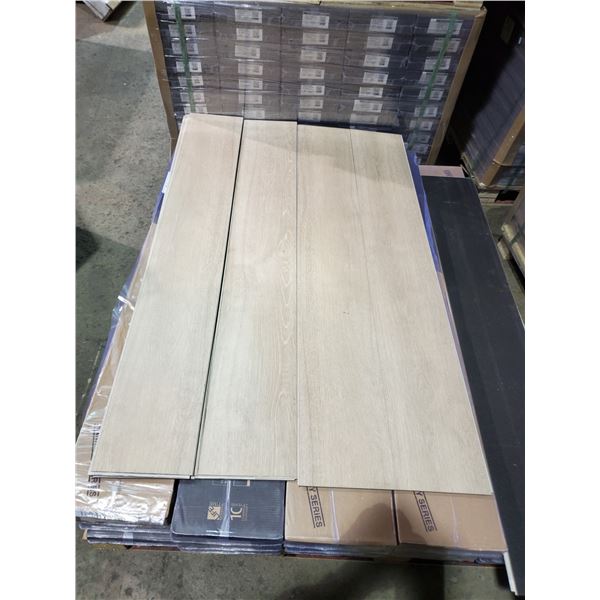 PALLET OF EC PREMIUM AQUAFIX 100% WATERPROOF LAMINATE FLOORING (B-GRADE)