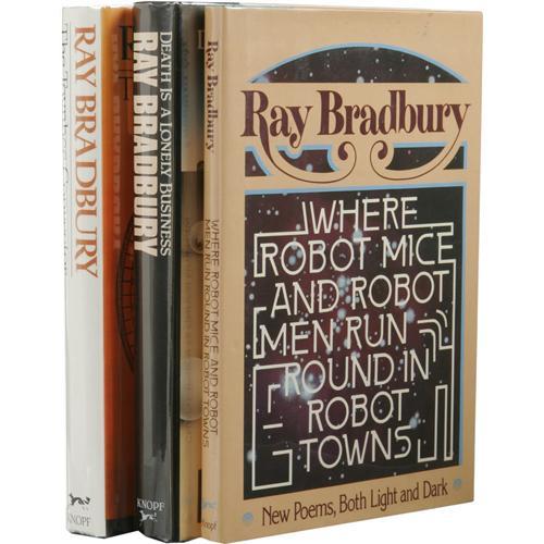 Ray Bradbury Three 1970s 1980s First Editions