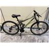 Image 2 : GREY NAKAMURA MONSTER 21 - SPEED FULL SUSPENSION HYBRID MOUNTAIN BIKE ( GRIPS MISSING )