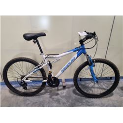 WHITE NAKAMURA SOLANO 6.2, 21 - SPEED FULL SUSPENSION MOUNTAIN