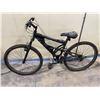 Image 2 : 2 BIKES - PURPLE NEXT 18 - SPEED MOUNTAIN BIKE & BLACK NO NAME 21 - SPEED FULL SUSPENSION MOUNTAIN