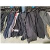 Image 2 : TABLE TOP OF ASSORTED NEW / USED DESIGNER JACKETS & CLOTHING