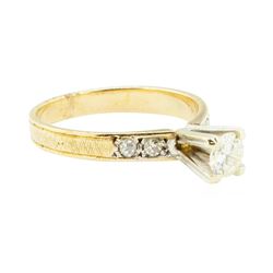 0.50 ctw Diamond Ring - 14KT Yellow Gold