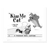 Image 1 : "Kiss Me Cat" Numbered Limited Edition Giclee from Warner Bros. with Certificate