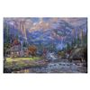 Image 1 : Robert Finale, "Yosemite Falls" Hand Signed, Artist Embellished Limited Edition
