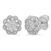 Image 1 : 14k Gold 0.37CTW Diamond Earrings, (I1-I2/H-I)