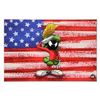 Image 1 : Looney Tunes, "Patriotic Series: Marvin" Numbered Limited Edition on Canvas with