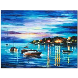 Leonid Afremov (1955-2019) "Out All Night" Limited Edition Giclee on Canvas, Num