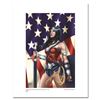 Image 1 : "Wonder Woman Patriotic" Numbered Limited Edition Giclee from DC Comics and Jenn