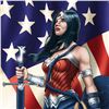 Image 2 : "Wonder Woman Patriotic" Numbered Limited Edition Giclee from DC Comics and Jenn