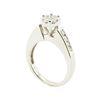 Image 4 : 0.50 ctw Diamond Ring - 14KT White Gold