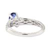 Image 3 : 1.71 ctw Colored Stone and Diamond Ring - 18KT White Gold