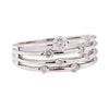 0.36 ctw Diamond Band - 14KT White Gold