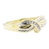 Image 1 : 0.25 ctw Diamond Ring - 10KT Yellow Gold