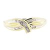 Image 2 : 0.25 ctw Diamond Ring - 10KT Yellow Gold