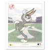 Image 1 : "Bugs Bunny Pitching with the Yankees" is a Limited Edition Sericel from Warner