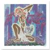 Image 1 : "Wild Flowers" Limited Edition Serigraph (38" x 38") by Renowned Artist Lu Hong,